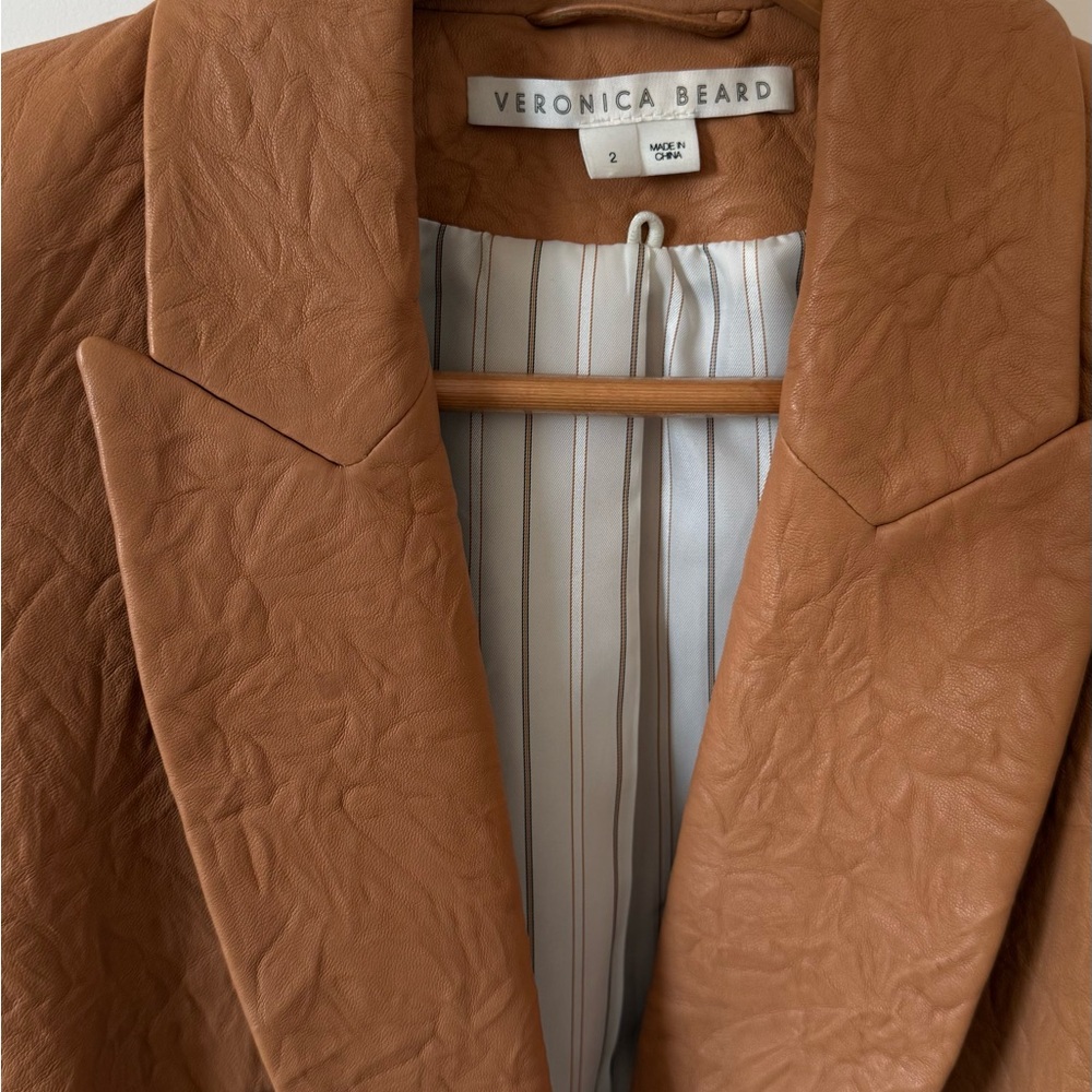 Double-Breasted Tan Jacket - image 6